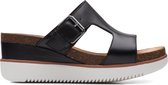 Clarks Lizby Ease - Black Leather - Vrouwen - Maat 38