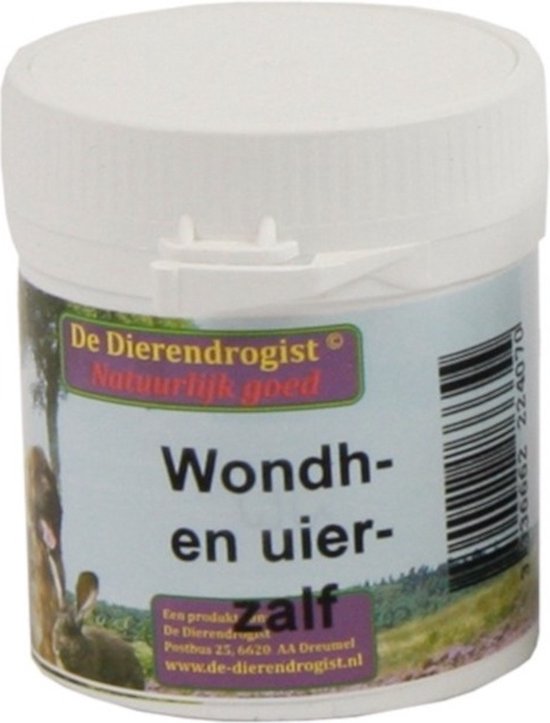 Dierendrogist Wond- en Uierzalf - 50 gr