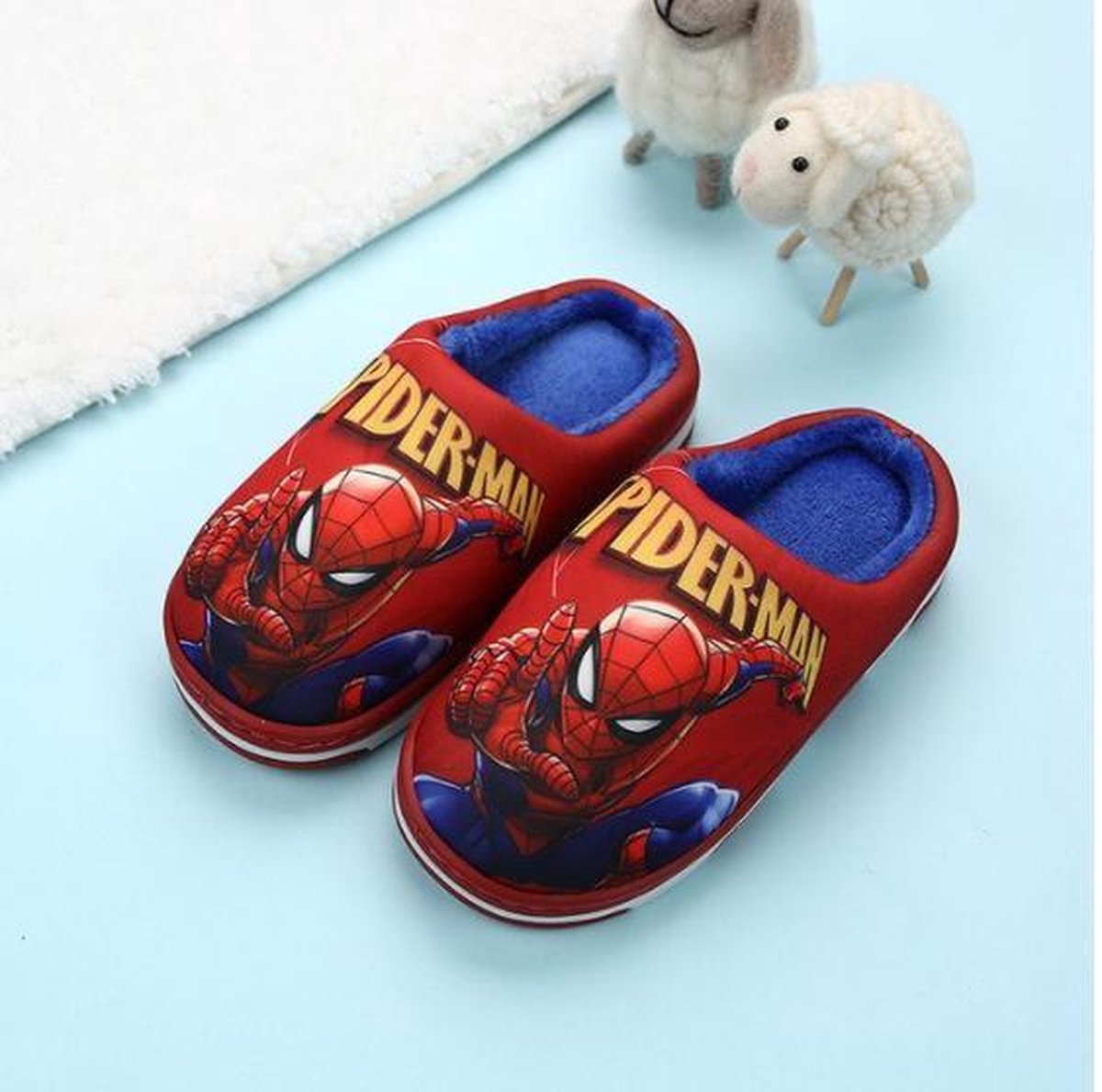 Afslachten film Andrew Halliday Spider-Man pantoffels rood - sloffen - kinderen - Spiderman | bol.com