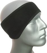 Suprafleece lichtgewicht hoofdband haarband kleur zwart maat L XL