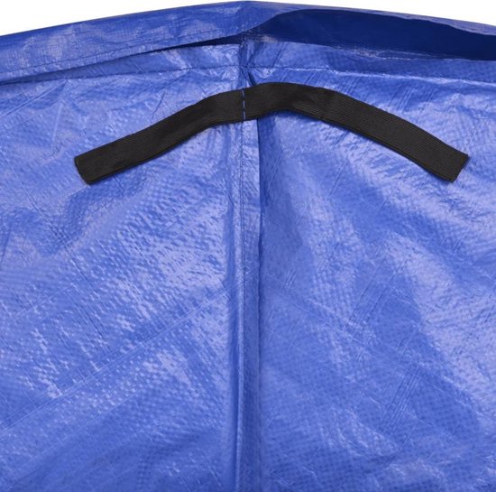 vidaXL Tapis de sécurité PE bleu pour trampoline rond 10 pieds / 3,05 m