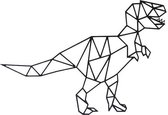 FBRK. Geometrische T-rex 45 x 31 Wood