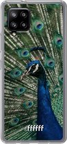 6F hoesje - geschikt voor Samsung Galaxy A42 -  Transparant TPU Case - Peacock #ffffff