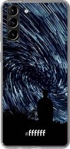 6F hoesje - geschikt voor Samsung Galaxy S21 -  Transparant TPU Case - Starry Circles #ffffff