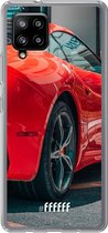 6F hoesje - geschikt voor Samsung Galaxy A42 -  Transparant TPU Case - Ferrari #ffffff