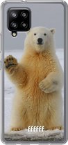 6F hoesje - geschikt voor Samsung Galaxy A42 -  Transparant TPU Case - Polar Bear #ffffff