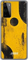 6F hoesje - geschikt voor OnePlus 9 Pro -  Transparant TPU Case - Black And Yellow #ffffff