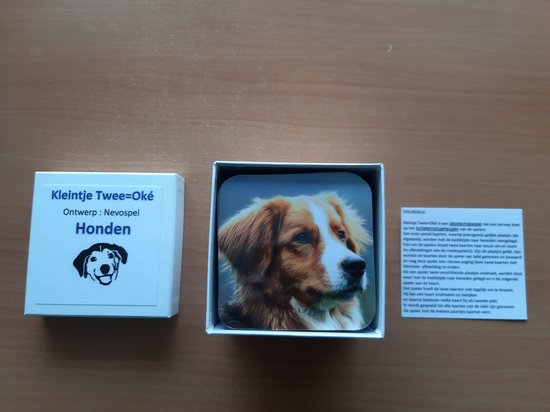 Thumbnail van een extra afbeelding van het spel Kleintje Twee = Oke Honden - compact memoryspel