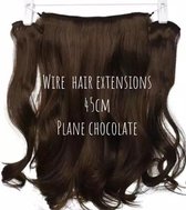 Wire Hairextensions Clip in Extensions Visdraad haar bruin