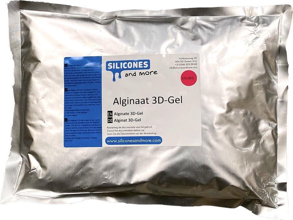 Alginaat 3D-Gel - 0.5 Kg. - 0.5 kg - 