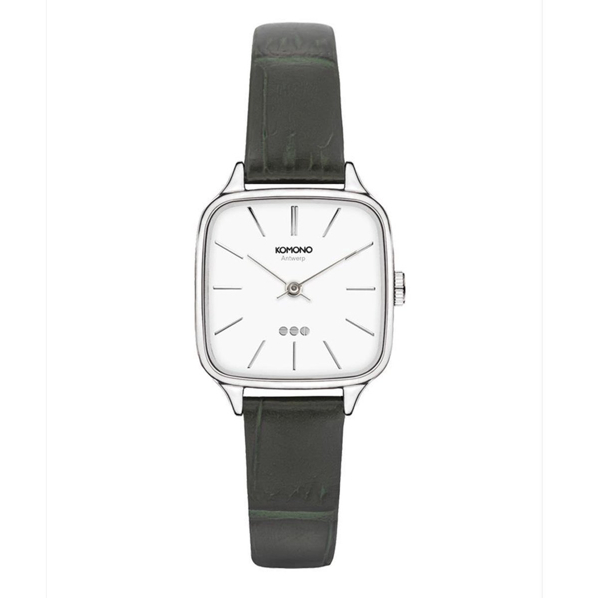 Komono Kate Croco Forest Horloge W4268 Donkergroen Leer