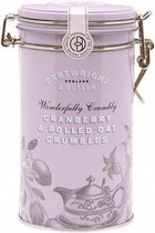 Cartwright & Butler Cadeautip: Vintage Koekblik gevuld met Engelse Cranberry Oat Koekjes - oud roze