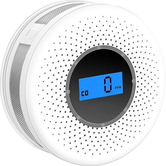 Aroha - Combimelder - Rookmelder En Koolmonoxidemelder - Safety Pro 10 Jaar Batterij 2 Set