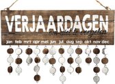 Verjaardagenbord / verjaardagskalender / van hout / verjaardag / landelijk stoer en sfeervol wonen