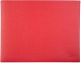 Placemat met Leder Oneffen Structuur Rechthoekig - 44x34cm - Rood