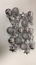 Kerstballen in set - 6 pcs. - Zilver