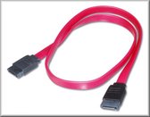PremiumCord 0,75m data cable SATA 1.5/3.0 GBit/s, red