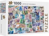 Rebo legpuzzel - 1000 st - Notes of the world - Premium Quality
