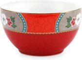 Pip Studio set 6 bowls star flower red 9.5cm