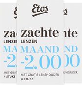 Etos Zachte Maandlenzen -2.00 - 3x4 stuks