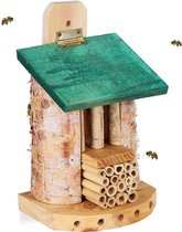 Relaxdays insectenhotel - bijenhotel - bijenhuis - insectenhuis - nestkast insecten - hout