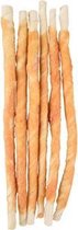 Flamingo hondensnack R'hide kip wrapped stick 25cm 6st 130gr. Let op: 1 zakje van 130 gram!