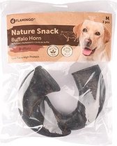 Flamingo hondensnack Nature snack hoorn medium 2stuks M. Let op: 1 zakje met 2 stuks!