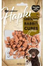 Flamingo hondensnack Hapki rabbit cubes 85gr. Let op: 1 zakje van 85 gram!