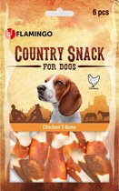 Flamingo hondensnack Country snack t-bone kip 120gr 6st