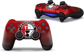 Feyenoord Rotterdam PS4 Controller Skin - set van 2 controller stickers - geschikt voor Playstation 4