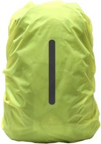 Reflecterende Regenhoes Voor Rugzak - 20 tot 25 Liter - Geel - Backpack Regenhoes - Reflecterende streep - Veiligheid - S