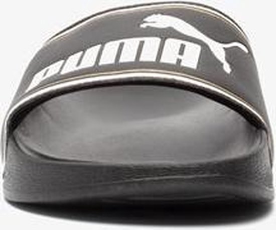 PUMA Leadcat Slippers Unisex - Black / White - Maat 44.5 - PUMA