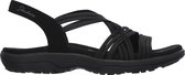 Skechers Reggae Slim - Simply Stretch Dames Sandalen - Black - Maat 39