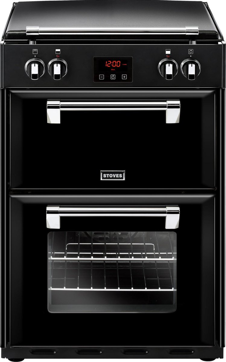 Stoves RICHMOND 600 Ei Zwart met 2 ovens (conventioneel en hetelucht) en 4  inductie... | bol.com