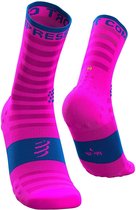 Compressport Hardloopsokken Pro Racing Polyamide Roze Maat 42-44