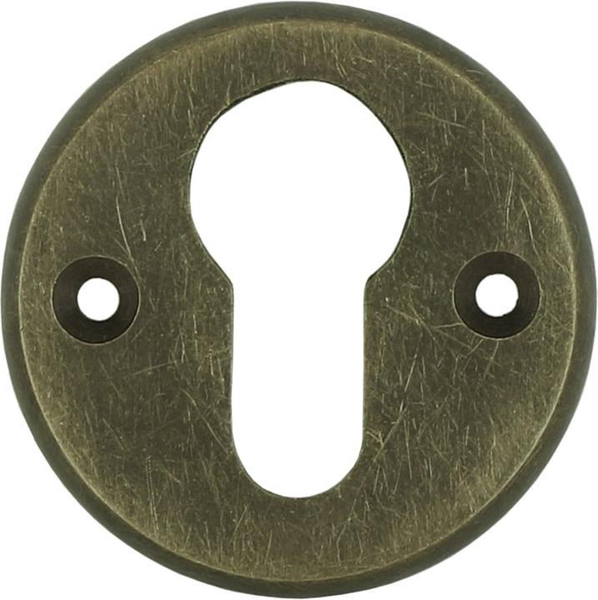 Cilinderrozet deur rozet rond brons messing Lollar - Ø 49 mm