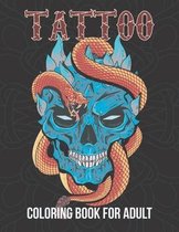 Tattoo coloring book for adult