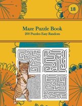 Maze Puzzle Book, 200 Puzzles Easy Random, 18