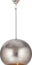 MLK - Hanglamp - Ijzer -1 lichts - E27 - Nikkel - ca. 47cm (L/T) x 47cm (B) x 35cm (H) ca. 2960 g - Kabel lengte  ca. 150cm