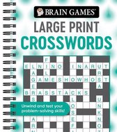 Brain Games Large Print- Brain Games - Large Print Crosswords (Swirls)