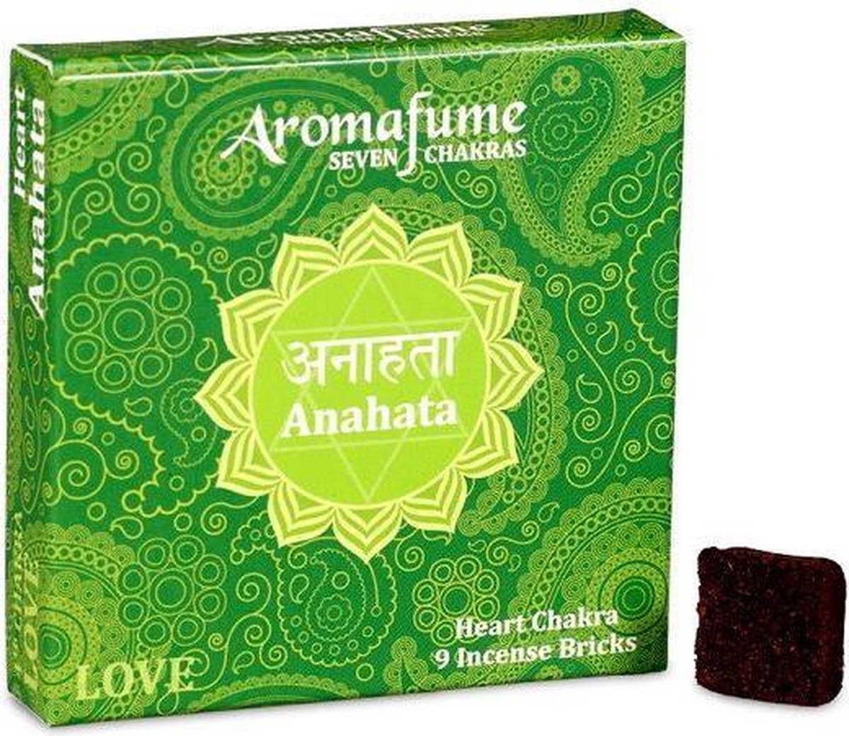 Goedkoopste Aromafume Chakra Wierookblokjes Anahata - Hart Chakra