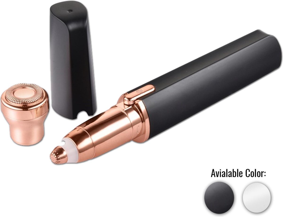 Bol.com Cenocco Beauty Cc-9095: 2 In 1 Wenkbrauwtrimmer En Gezichtsscheerapparaat Wit aanbieding