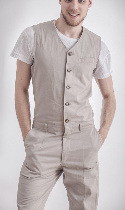 Combinaison homme - salopette style workwear - Combinaison adulte - couleur  beige,... | bol