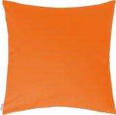 ORANJE KUSSENHOES katoen met ritssluiting 50 x 50 cm