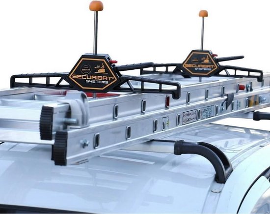 KOTARBAU® Ladderhouder voor imperiaal 2 stuks ladderklemmen met hangslot, klemmen voor voertuigladderdakbagagedrager KOTARBAU® Ladderhouder voor imperiaal 2 stuks ladderklemmen met hangslot, klemmen voor voertuigladderdakbagagedrager