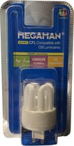 Megaman CFL G9 7W spaarlamp 4U107i 15.000h 3000k 310lm