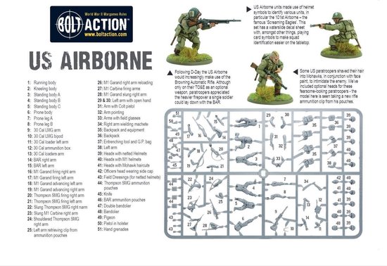 Thumbnail van een extra afbeelding van het spel Bolt Action: US Airborne