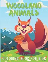 Woodland Animals Coloring Book For Kids