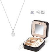 Parte Di Me Sorprendimi Dames GiftsetKettingOorbellen Zilver - Zilverkleurig