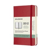 Moleskine 18 Maanden Agenda - 2021/22 - Wekelijks - Pocket - Hardcover - Rood